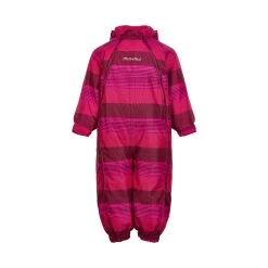 MINYMO Baby Schneeanzug Pink/rot Gestreift Le89