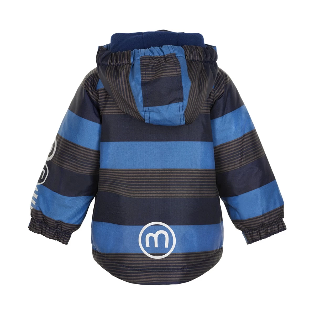 Minymo Winterjacke Le93 Doppelzipper Pavement Blau Gestreift 4 Minymo Winterjacke Le93 Doppelzipper Pavement Blau Gestreift – Bild 2