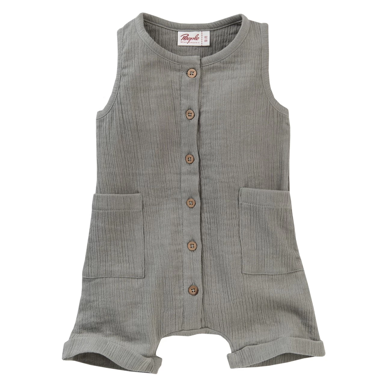 People Wear Organic Baby Musselin Spieler Shorty Sommer Overall 3 People Wear Organic Baby Musselin Spieler Shorty Sommer Overall