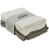 Pippi Organic Mullwindeln Cinder/creme 4er Pack