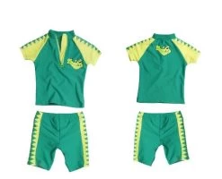 Playshoes UV Schutz Anzug Sonnenschutzanzug Zweiteiler Krokodil Grün