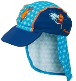 Playshoes UV-Schutz Sonnenmütze Maus Blau