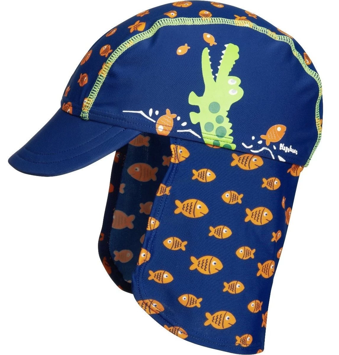 Playshoes UV Schutz Sonnenhut Sonnenmütze Marine Mit Krokodil Und Fischen 3 Playshoes UV Schutz Sonnenhut Sonnenmütze Marine Mit Krokodil Und Fischen
