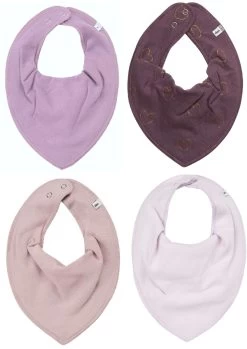 Pippi Mädchen Halstücher Violet Hearts Mix 4er Set