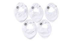 Pippi Halstücher Weiß Zum Selbst Bemalen DIY 5er Pack