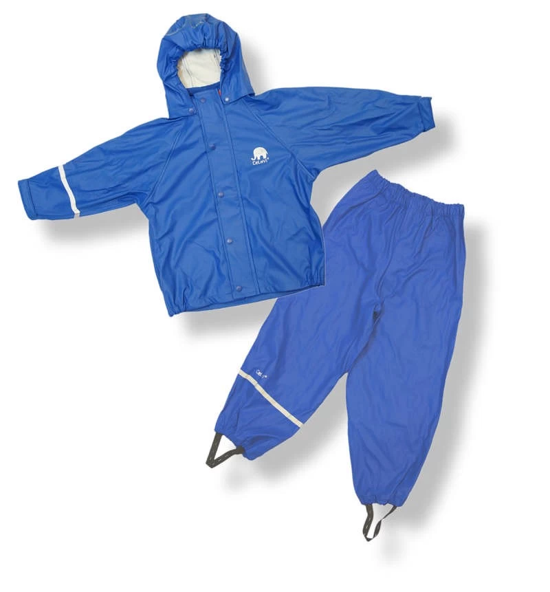 CeLaVi Regenanzug Uni Royalblau Regenhose + Regenjacke 4 CeLaVi Regenanzug Uni Royalblau Regenhose + Regenjacke – Bild 2
