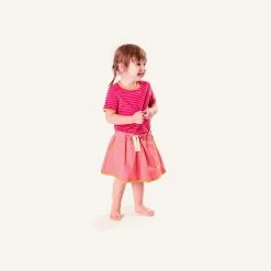 Finkid Renkaat Raspberry/rose Mädchen T-Shirt Geringelt -Baby Produkte Geschäft Finkid 1542003 222206 1 1280x1280