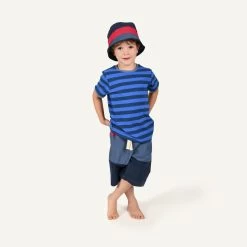 Finkid Renkaat Blue/navy T-Shirt Ringelstreifen -Baby Produkte Geschäft Finkid 3041007 Tragebeispiele 3 1280x1280