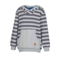Finkid Tulva Hoodie Blockstreifen Mit Kapuze Elephant/storm