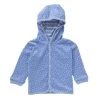 Baby Wendejacke Himmelblau Dots Mit Kapuze Bio-Baumwolle