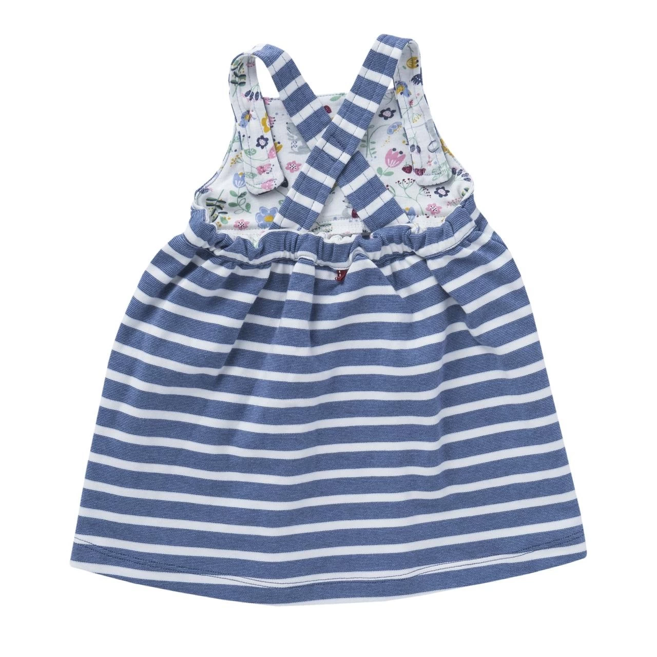 People Wear Organic Jersey Trägerkleid Blau Geringelt Bio-Baumwolle 5 People Wear Organic Jersey Trägerkleid Blau Geringelt Bio-Baumwolle – Bild 3