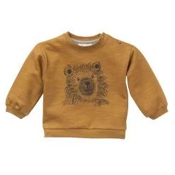 People Wear Organic Sweati Bär Pulli Karamell Bio-Baumwolle