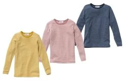 People Wear Organic Langarmshirt Wolle-Seide Geringelt -Baby Produkte Geschäft People Wear Organic 2122045 alle 1280x1280