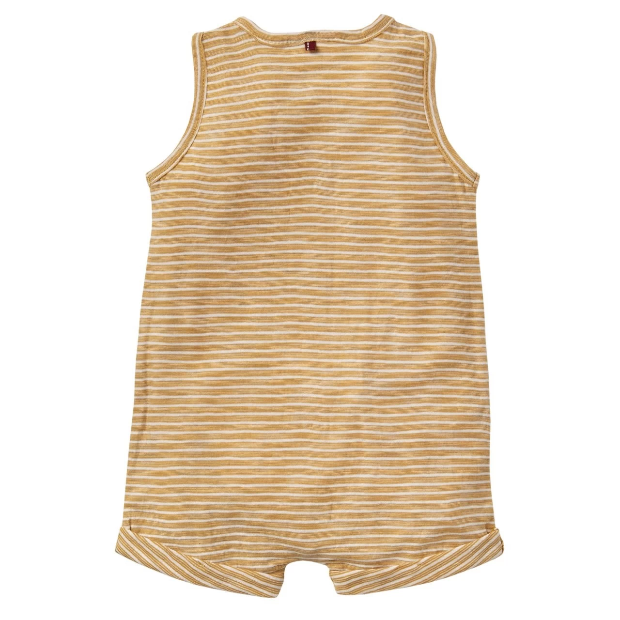 People Wear Organic Baby Spieler Gelb Geringelt Sommer Overall 4 People Wear Organic Baby Spieler Gelb Geringelt Sommer Overall – Bild 2