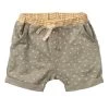 People Wear Organic Shorts Kurze Jersey Hose Khaki Bedruckt