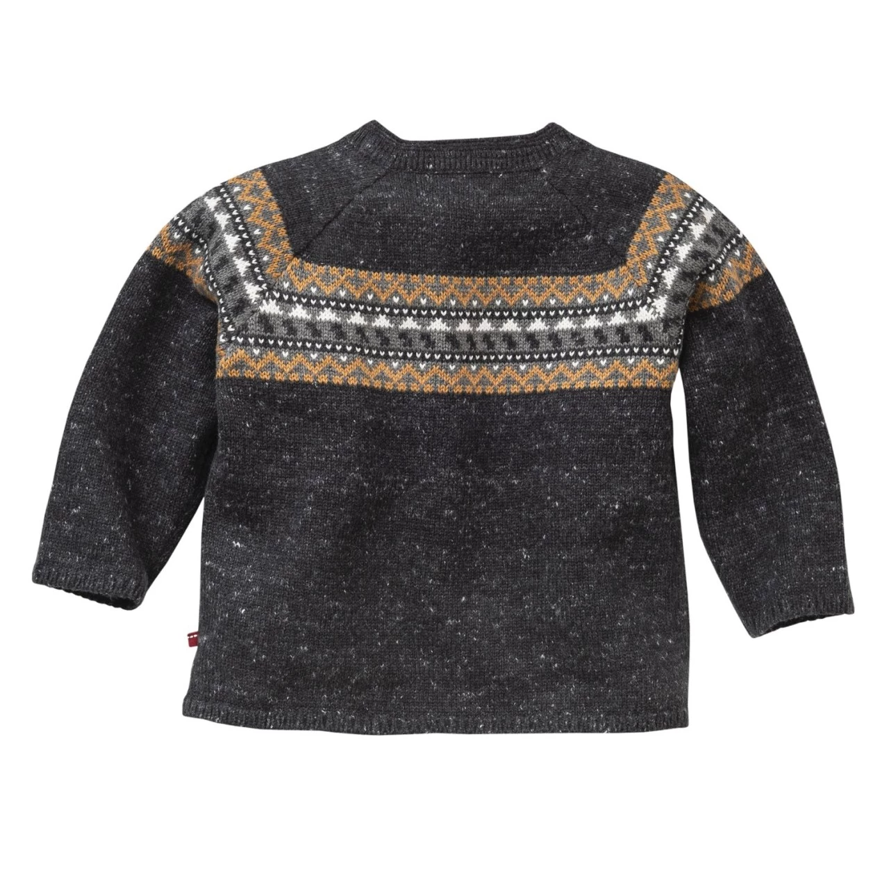 People Wear Organic Norweger Strick Pullover Anthrazit Melange Bio-Baumwolle 4 People Wear Organic Norweger Strick Pullover Anthrazit Melange Bio-Baumwolle – Bild 2