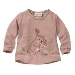 People Wear Organic Langarmshirt Häschen Rosenholz