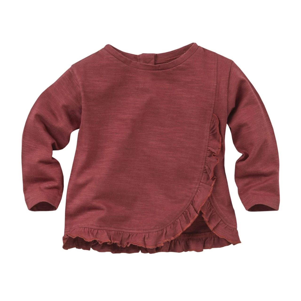 People Wear Organic Mädchen Langarmshirt Dunkelrot Bio-Baumwolle 3 People Wear Organic Mädchen Langarmshirt Dunkelrot Bio-Baumwolle