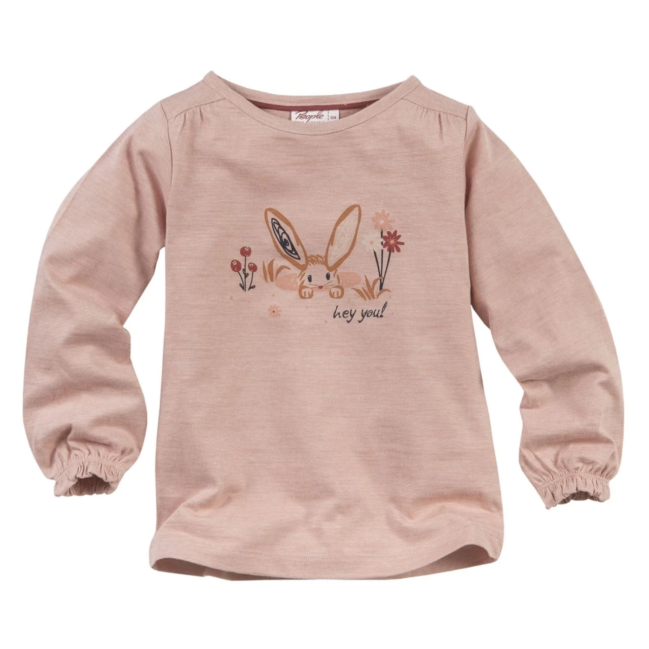 People Wear Organic Häschen Langarmshirt Rosa 3 People Wear Organic Häschen Langarmshirt Rosa