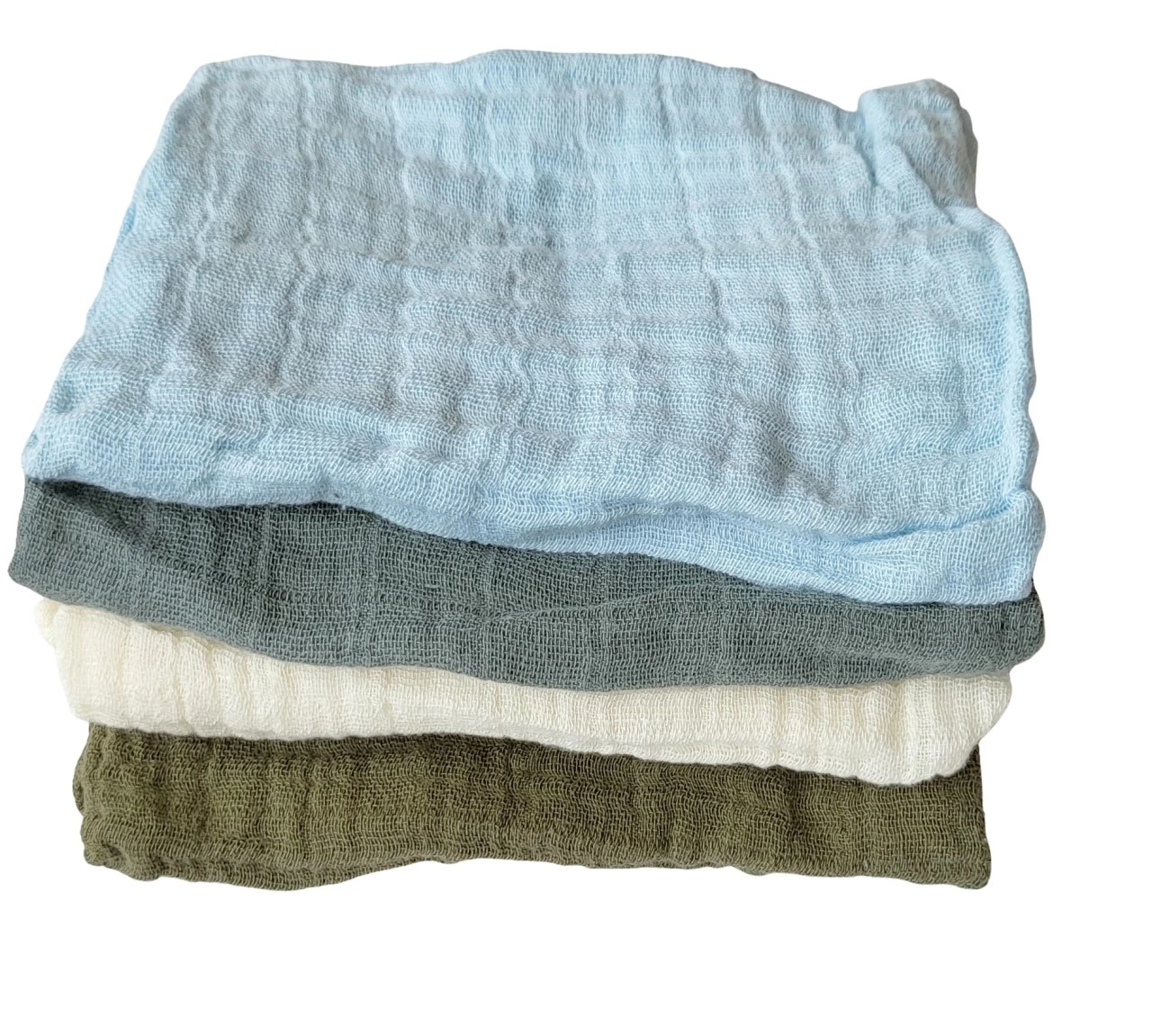 Pippi Babywear Mulltücher Moos Lead 4er Pack Organic 4 Pippi Babywear Mulltücher Moos Lead 4er Pack Organic – Bild 2