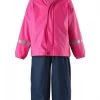 Reima Regenset TIHKU Pink/navy Regenhose Und Regenjacke