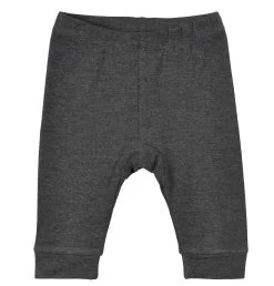 Minymo Baby Leggins Dunkelgrau Melange Viskose Aus Bambus