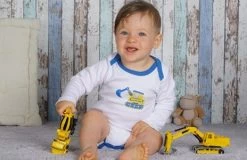 Schnizler Langarmbody 3er Pack Bagger + Streifen -Baby Produkte Geschäft babybody bagger 1280x1280