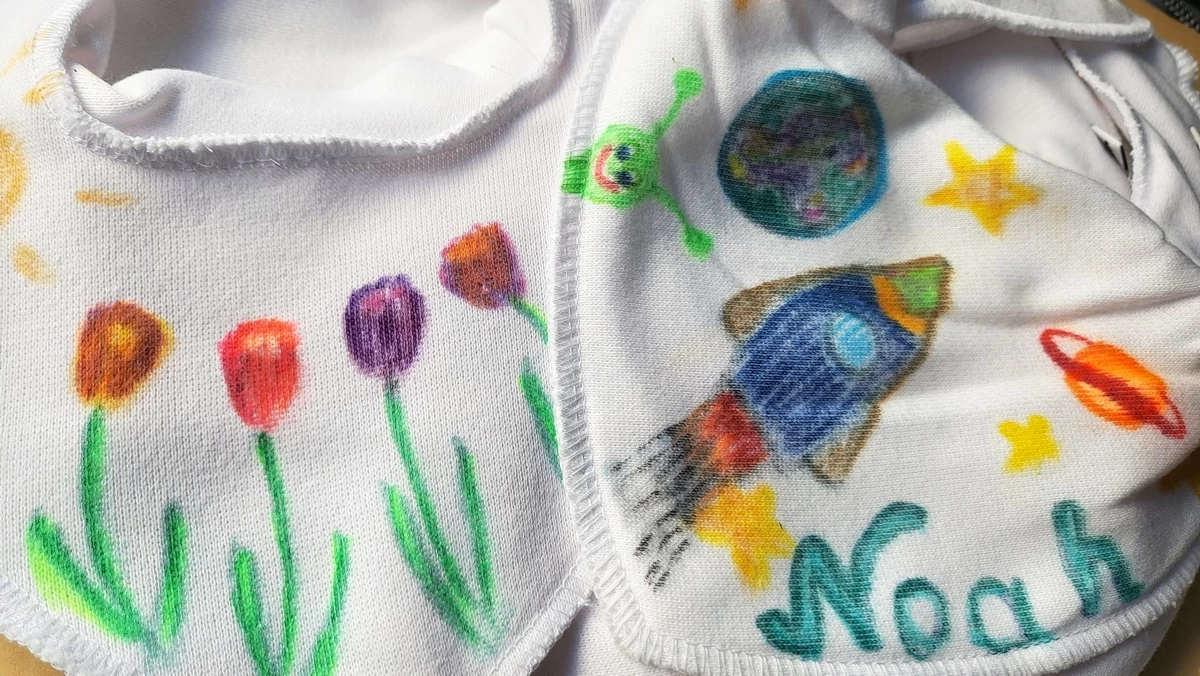 Pippi Halstücher Weiß Zum Selbst Bemalen DIY 5er Pack 4 Pippi Halstücher Weiß Zum Selbst Bemalen DIY 5er Pack – Bild 2