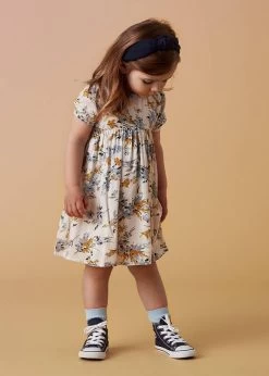 Creamie Kleidchen Cremeweiß Flowers -Baby Produkte Geschäft blumenkleid creamie mais beige 1280x1280