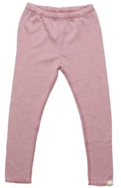 Celavi Legins Lange Unterhose Rosa Melange Schurwolle