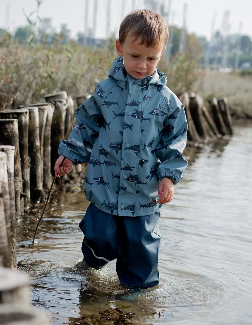 CeLaVi Regenset HAI Smoke Blue Zweiteiler 4 CeLaVi Regenset HAI Smoke Blue Zweiteiler – Bild 2