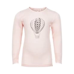 Celavi Wollshirt Apricot-rosa Mit Ballon Unterhemd Merino Schurwolle