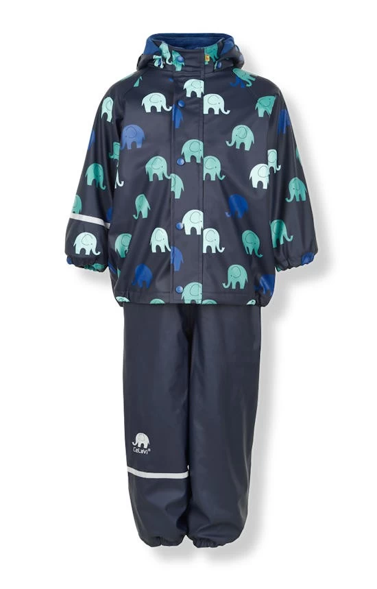 CeLaVi Thermo Regenanzug Elefanten Blue/navy Mit Fleecefutter 2 Teile 3 CeLaVi Thermo Regenanzug Elefanten Blue/navy Mit Fleecefutter 2 Teile