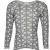 Celavi Langarmshirt Grau Melange Schneeflocke Unterhemd Wolle -Baby Produkte Geschäft celavi wollshirt grau schneeflocke 1280x1280