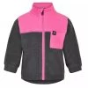 Color Kids Leichte Fleecejacke Zweifarbig Fein Gestreift -Baby Produkte Geschäft color kids fleecejacke 2farbig graupink 1280x1280