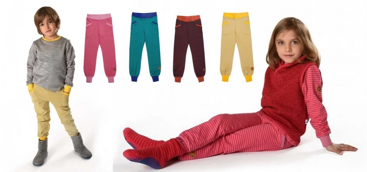 Finkid Huvi Winter Leggins Geringelt 4 Finkid Huvi Winter Leggins Geringelt – Bild 2