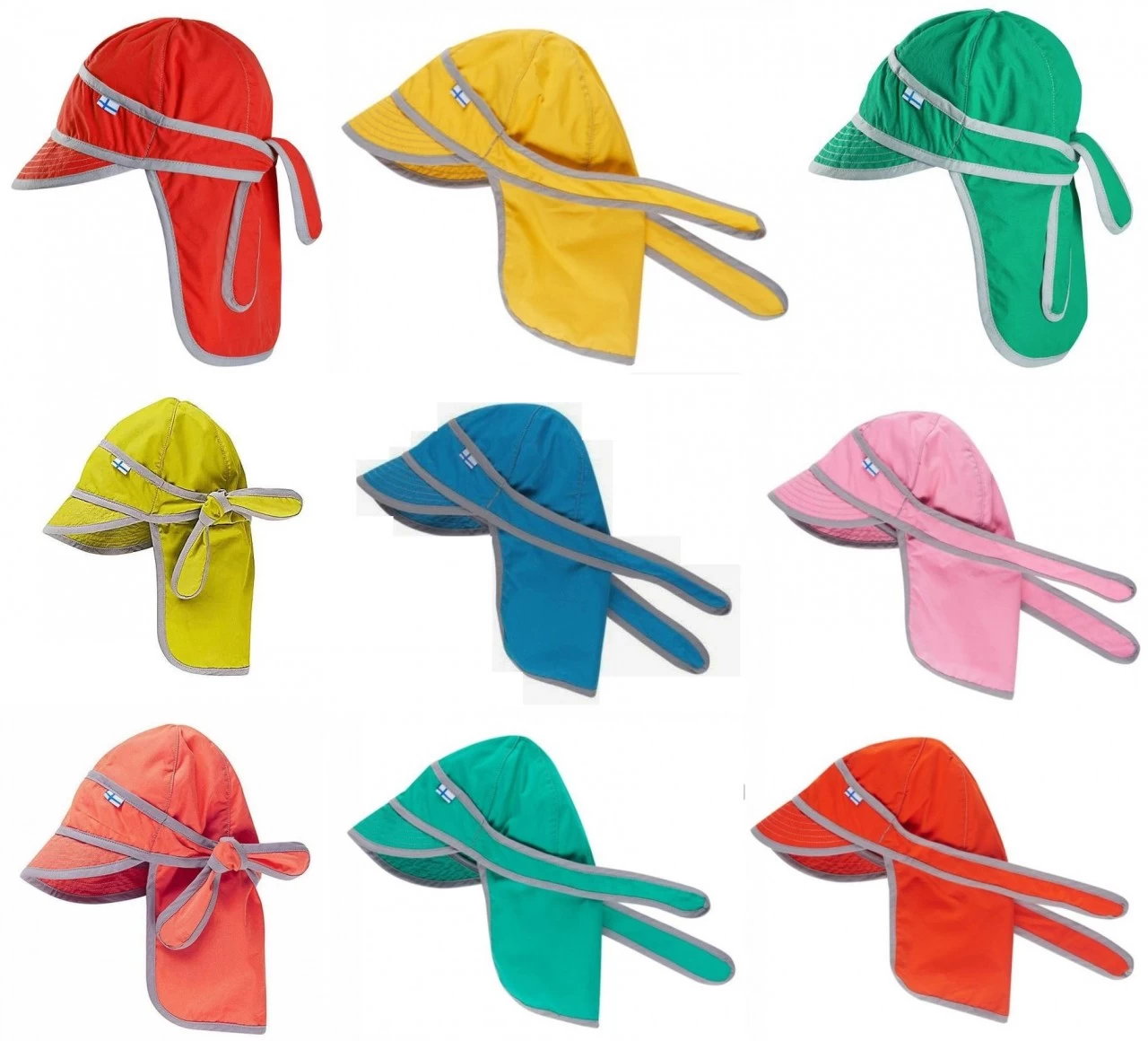 Finkid VARJELLA Kinder Sonnenhut Mit Schild Und Nackenschutz 4 Finkid VARJELLA Kinder Sonnenhut Mit Schild Und Nackenschutz – Bild 2