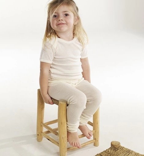 Celavi Leggings Hellgrau Melange Wolle Unterhose 4 Celavi Leggings Hellgrau Melange Wolle Unterhose – Bild 2