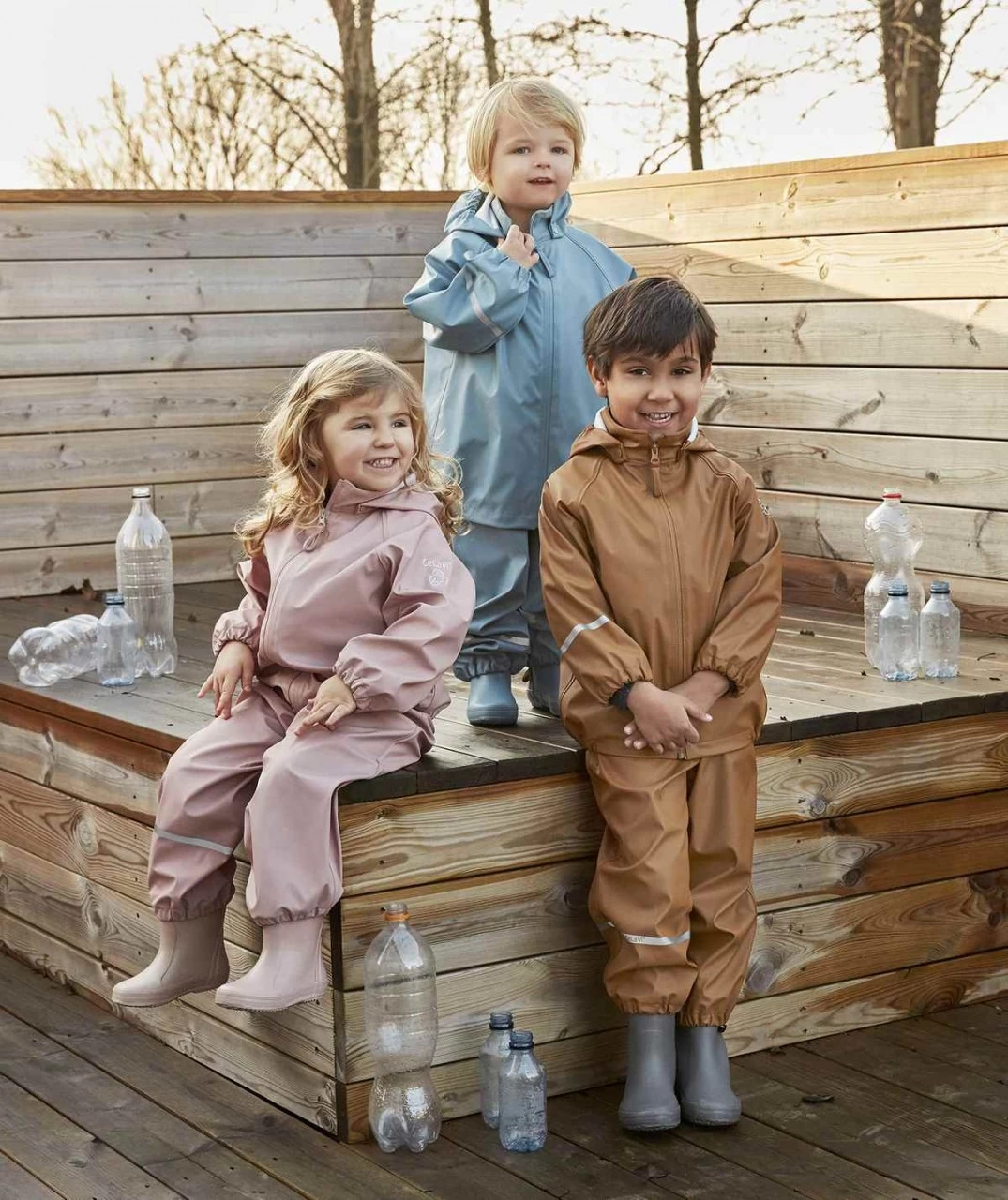 CeLaVi Kinder Regenhose RECYCLE Latzhose 6 CeLaVi Kinder Regenhose RECYCLE Latzhose – Bild 4