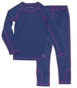 Minymo Mädchen Funktionsunterwäsche Blau/pink