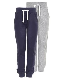 Minymo Jungen Jogginghose Navy/hellgrau Im 2er Pack Sweathose