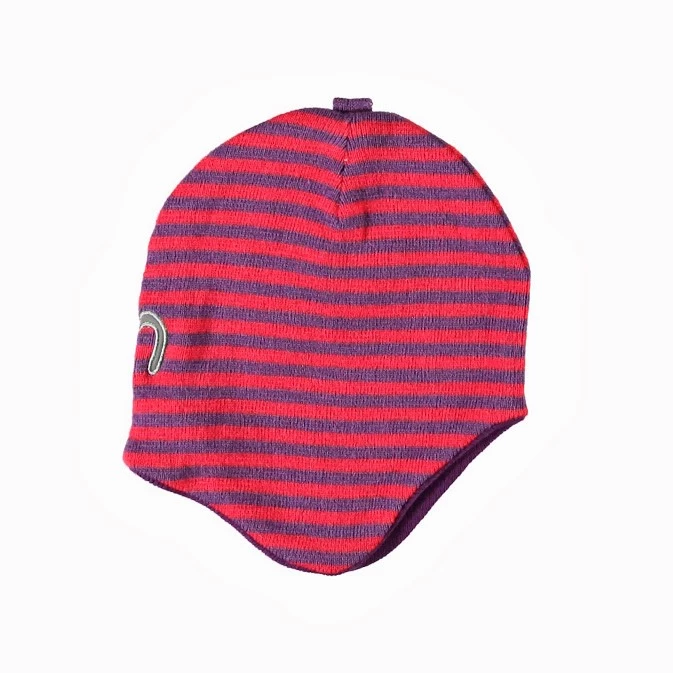 Minymo Wintermütze Strickmütze Now69 Ringel Violett-pink 3 Minymo Wintermütze Strickmütze Now69 Ringel Violett-pink