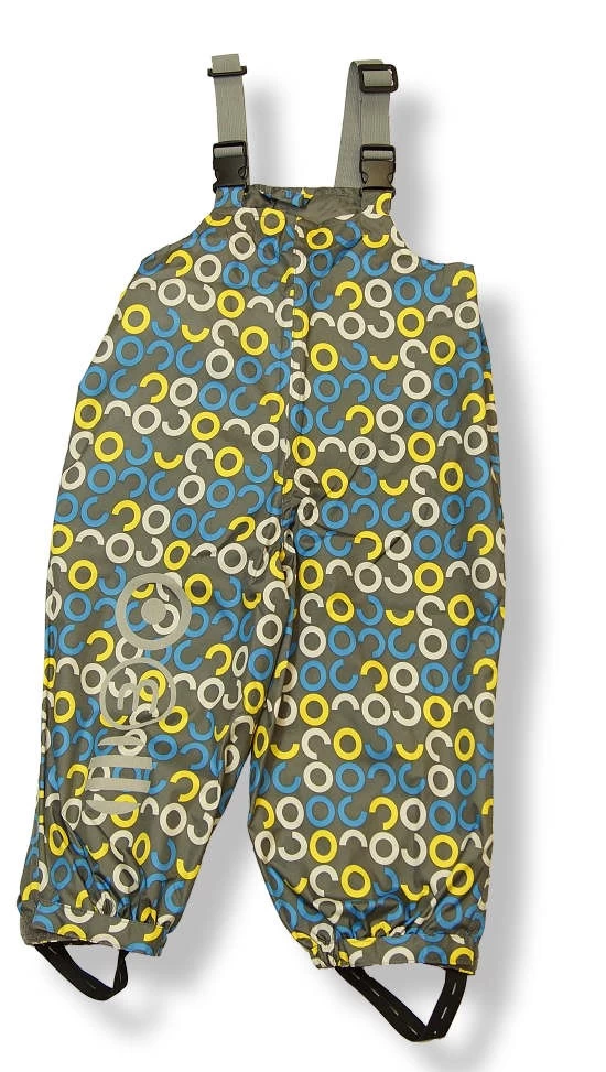 Minymo Baby Regenhose Retro Ringe Azur/gelb Kind16 3 Minymo Baby Regenhose Retro Ringe Azur/gelb Kind16