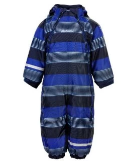 MINYMO Thermo Schneeoverall Placid Blue Gestreift