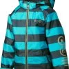 MINYMO Winterjacke Bing15 Blockstreifen Blau