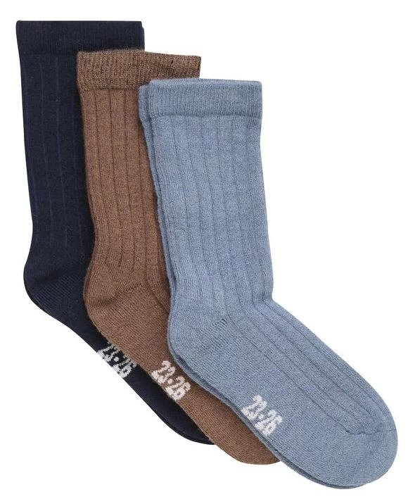 Minymo Funktionssocken Navy/braun 3er Pack Socken Mit Wolle Und Viskose 3 Minymo Funktionssocken Navy/braun 3er Pack Socken Mit Wolle Und Viskose