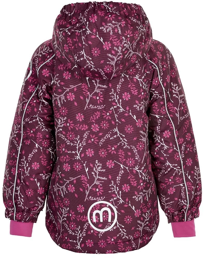 MINYMO Mädchen Winterjacke OXFORD Grape Flowers 4 MINYMO Mädchen Winterjacke OXFORD Grape Flowers – Bild 2