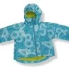 Minymo Baby Outdoorjacke Türkis Zahlen Atmungsaktiv