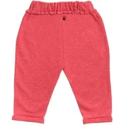 Baby Jogginghose Hellrot Melange Bio-Baumwolle -Baby Produkte Geschäft people wear melange hose rot 2 1280x1280