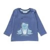 Baby Langarmshirt Frosch Biobaumwolle Jeansblau -Baby Produkte Geschäft people wear organic 2011015 7833 1 1280x1280